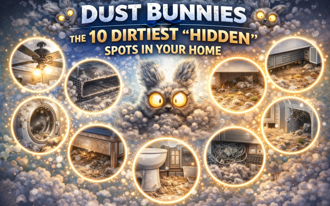 Dust Bunnies: The 10 Dirtiest “Hidden” Spots in Your Home