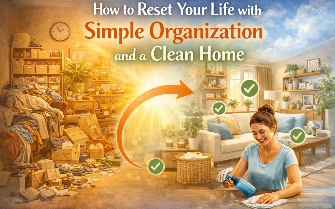 Feeling Stuck in a Rut? How to Reset Your Life with Simple Organization and a Clean Home