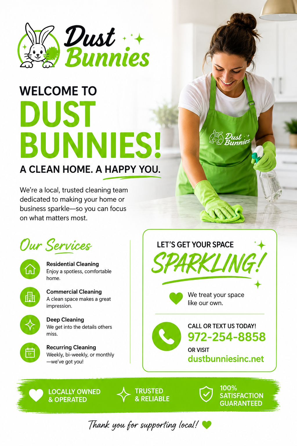 DUST WELCOME FLYER