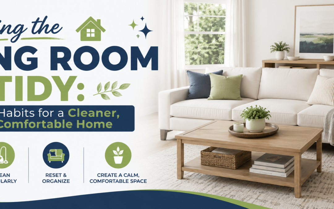 Keeping the Living Room Tidy: Simple Habits for a Cleaner, More Comfortable Home