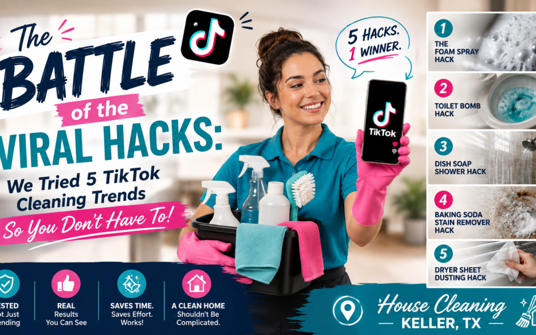 We Tested 5 Viral TikTok Cleaning Hacks | House Cleaning Keller TX