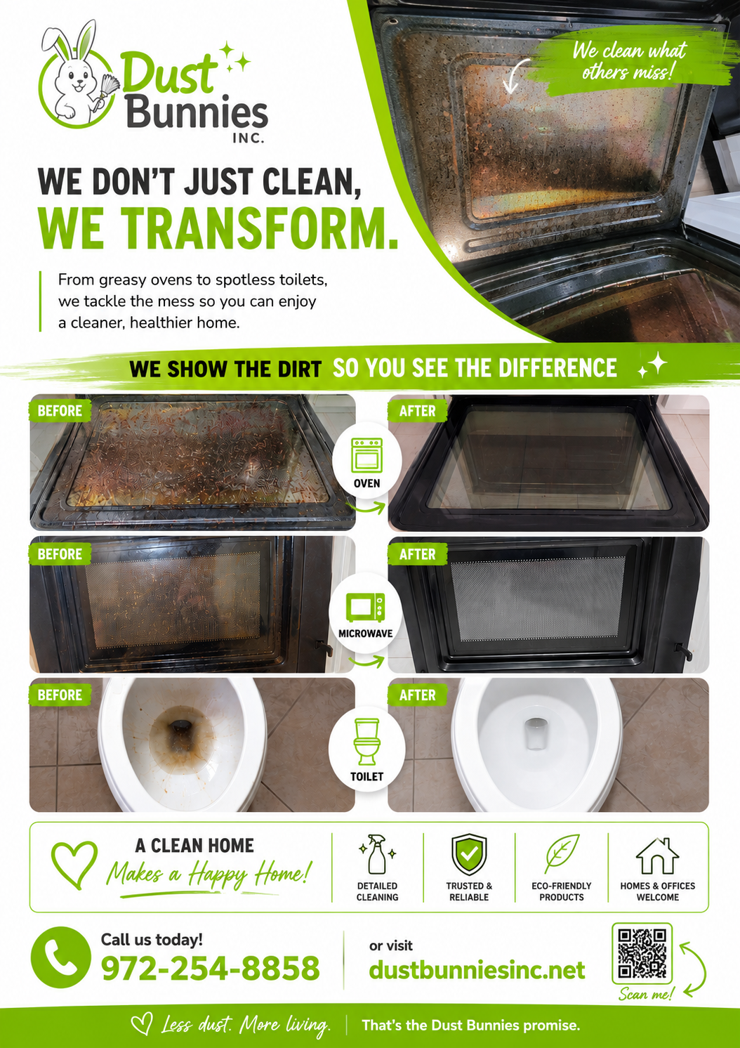DUST FLYER SHOWCASING WORK