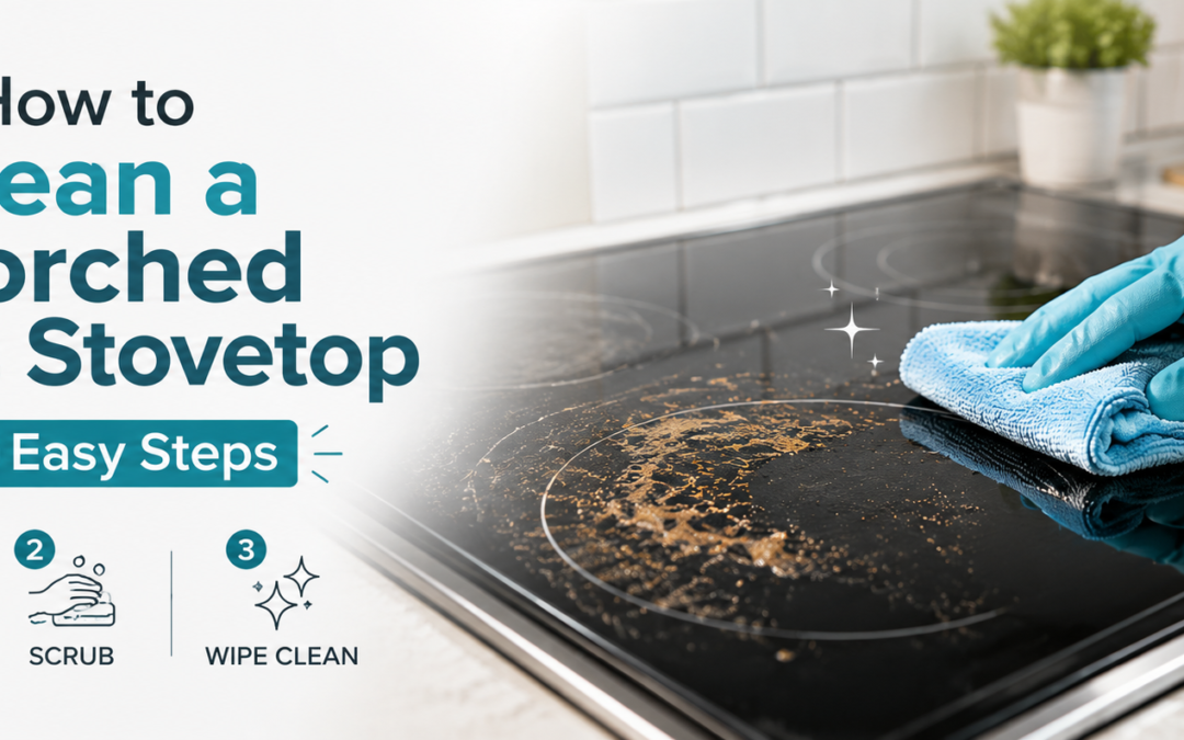 How to Clean a Scorched Glass Stovetop in 3 Easy Steps