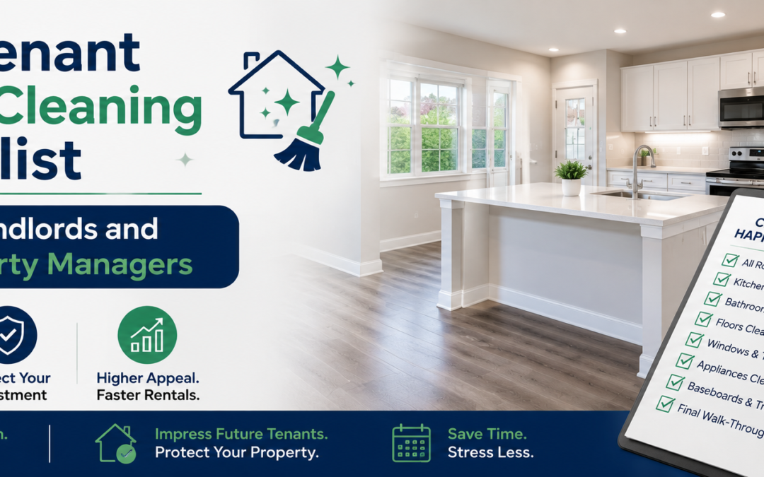 Post-Tenant House Cleaning Checklist for Landlords