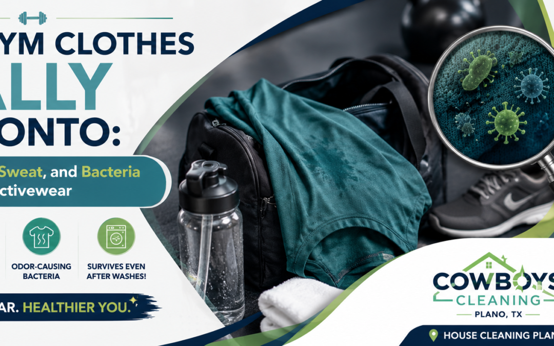 Gym Clothes & Hidden Bacteria | House Cleaning Plano TX