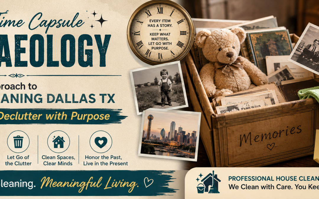The Time Capsule Archaeology: A Nostalgic Approach to House Cleaning Dallas TX That Helps You Declutter with Purpose