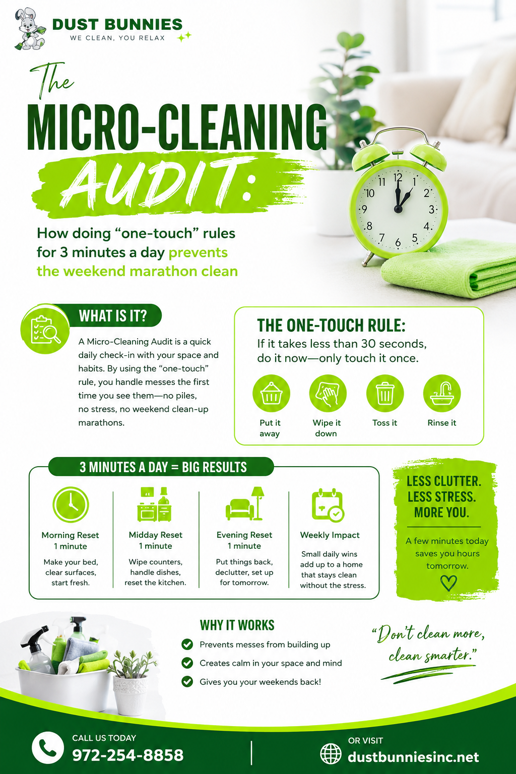 DUST The Micro Cleaning Audit