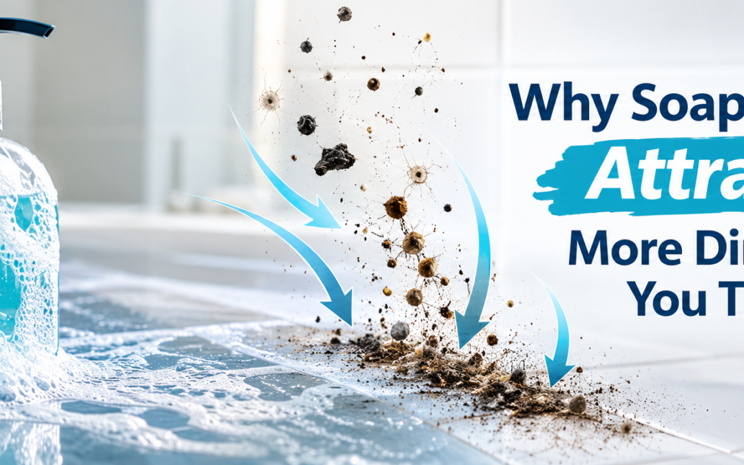 Why Soap Residue Attracts More Dirt Than You Think