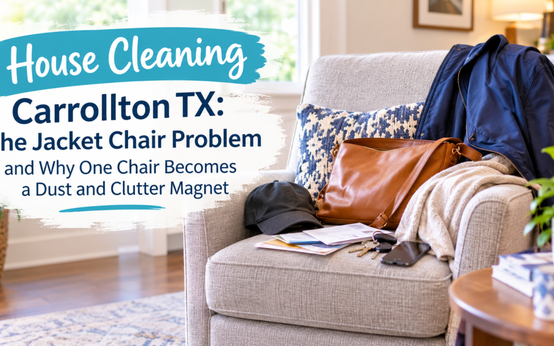 House Cleaning Carrollton TX: The Jacket Chair Problem and Why One Chair Becomes a Dust and Clutter Magnet